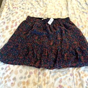 Shimmery lined skirt